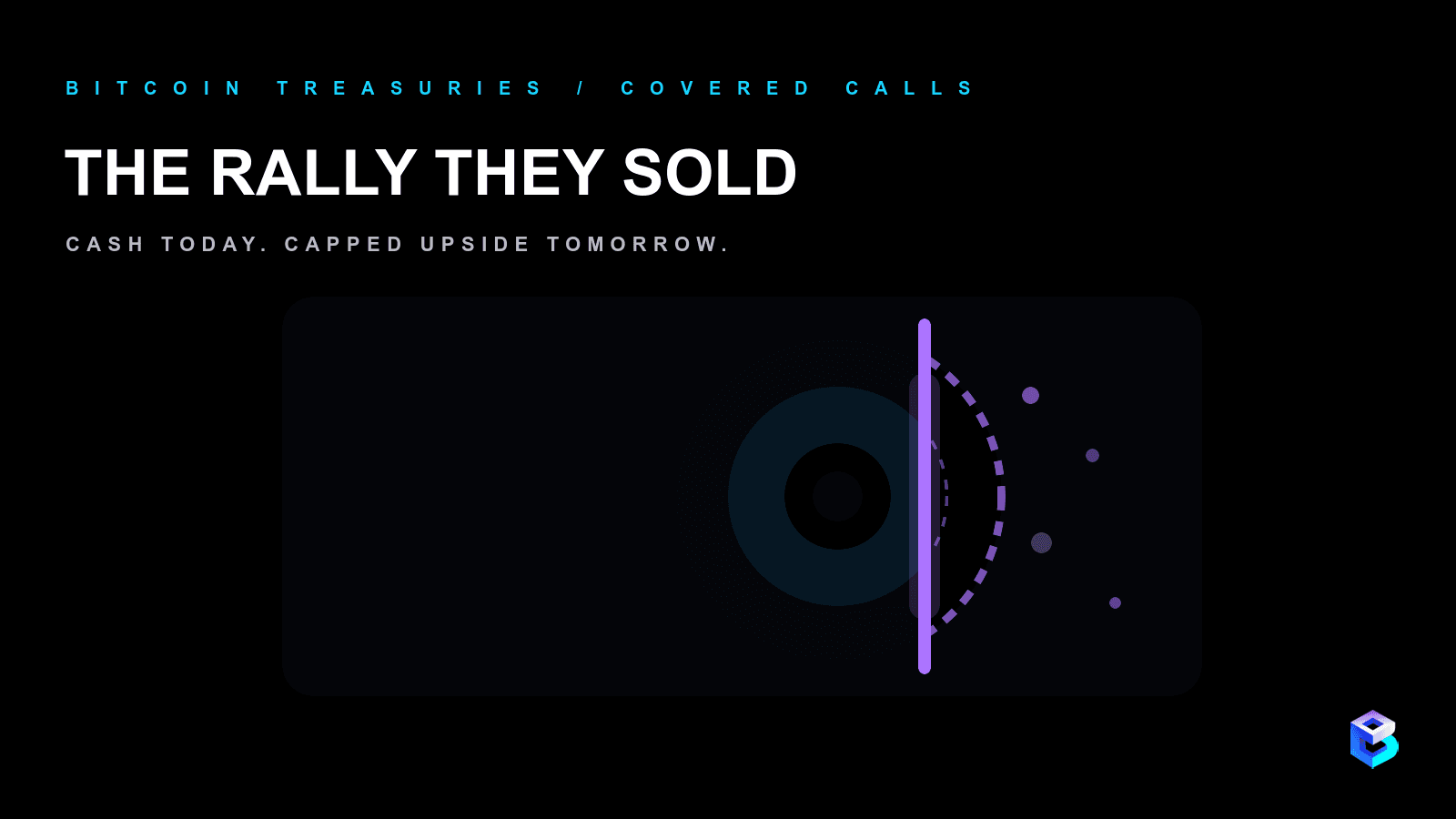 $62,000 to $80,000 in eight days. Some Bitcoin treasuries sold that exact move for pocket change.